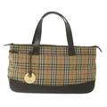 Burberry Nova Check Handbag Nova Check Canvas And Leather Beige Canvas Handbag (Authentic Pre-Loved)