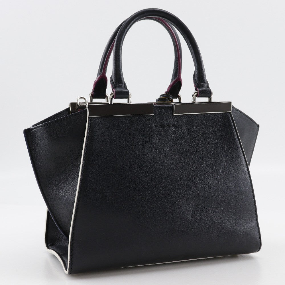 Fendi Petite 3Jours Bag Leather Black Leather Handbag (Authentic Pre-Loved)