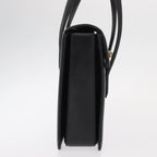 Gucci Vintage Handbag Leather Black Leather Handbag (Authentic Pre-Loved)