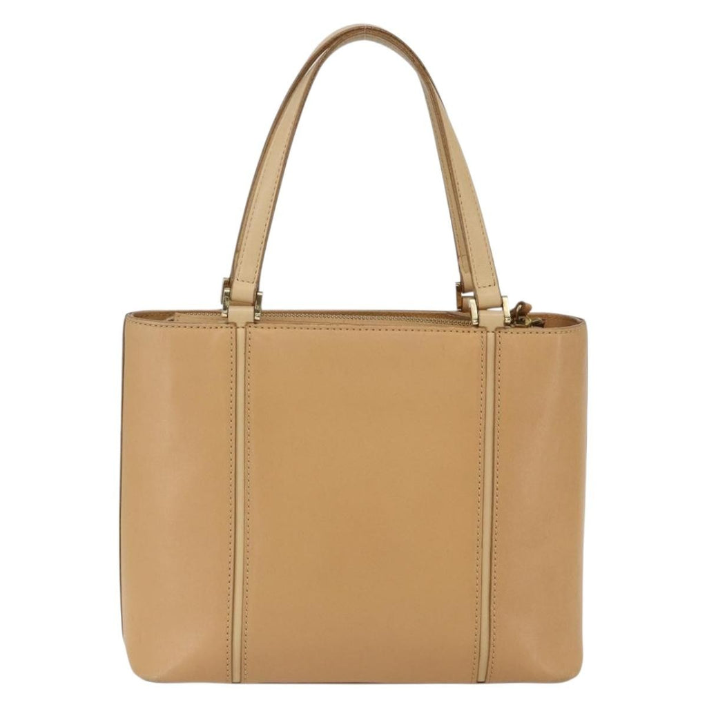 Burberry Vintage Handbag Leather Beige Leather Handbag (Authentic Pre-Loved)