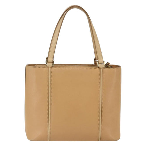 Burberry Vintage Handbag Leather Beige Leather Handbag (Authentic Pre-Loved)