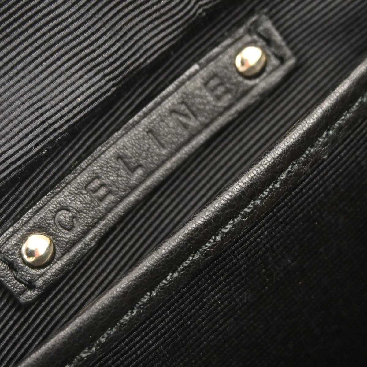 Celine Boogie Satchel Satin Black Satin Handbag (Authentic Pre-Loved)