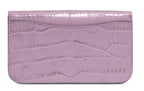 Coach Embossed Croc Hayden Crossbody Leather Handbag Bag Ice Purple Purse NEW