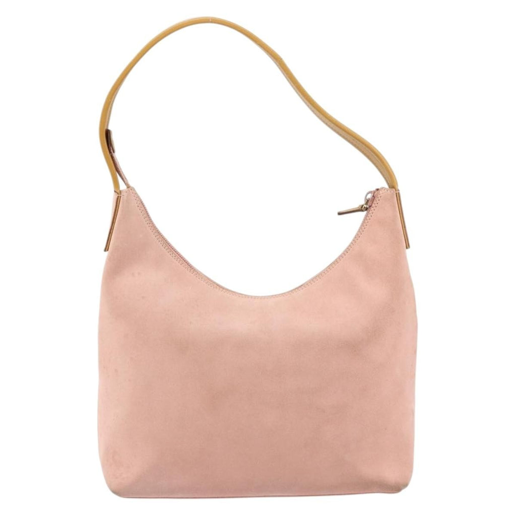 Gucci Vintage Handbag Suede Pink Suede Handbag (Authentic Pre-Loved)