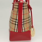 Burberry Nova Check Handbag Nova Check Canvas And Leather Beige Canvas Handbag (Authentic Pre-Loved)