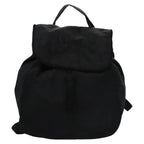 Prada Flap Drawstring Backpack Tessuto Black Nylon Backpack Bag (Authentic Pre-Loved)