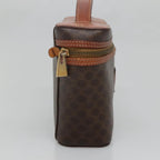 Celine Macadam Vanity Bag Canvas Brown Pvc Bag (Authentic Pre-Loved)