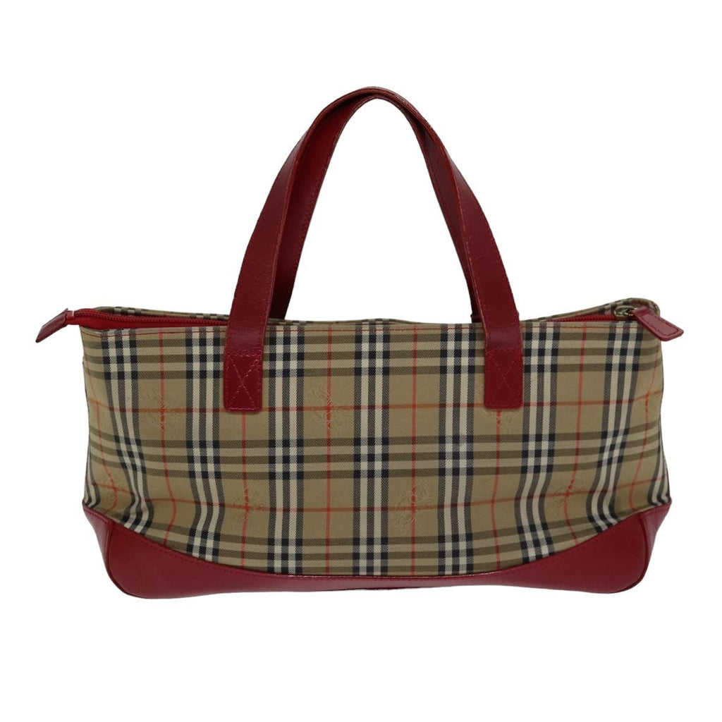 Burberry Nova Check Handbag Nova Check Canvas Beige Canvas Handbag (Authentic Pre-Loved)
