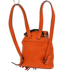 Gucci Bamboo Tassel Backpack Leather Orange Leather Backpack Bag (Authentic Pre-Loved)