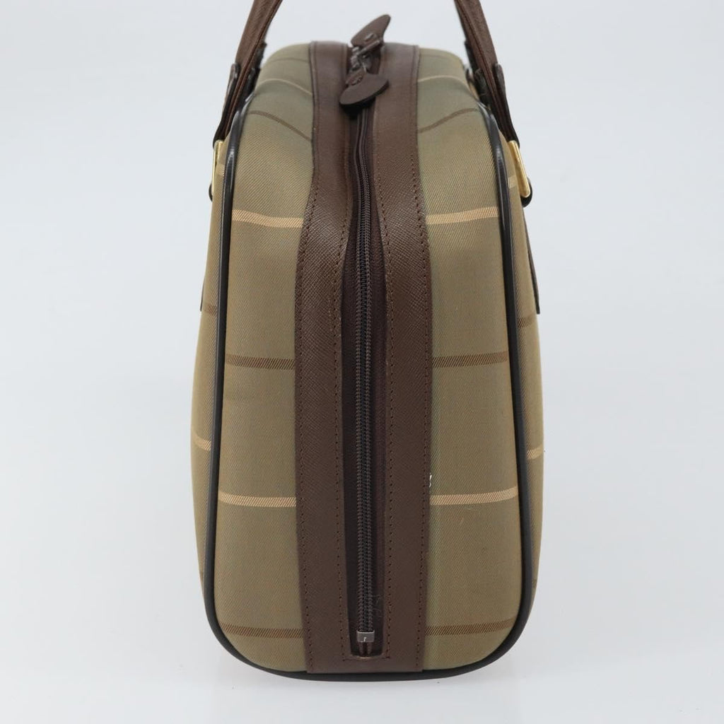 Burberry Nova Check Handbag Nova Check Canvas Brown Canvas Handbag (Authentic Pre-Loved)