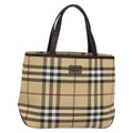 Burberry Nova Check Handbag Nova Check Canvas Beige Canvas Handbag (Authentic Pre-Loved)