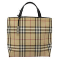 Burberry Nova Check Handbag Nova Check Canvas Beige Canvas Handbag (Authentic Pre-Loved)