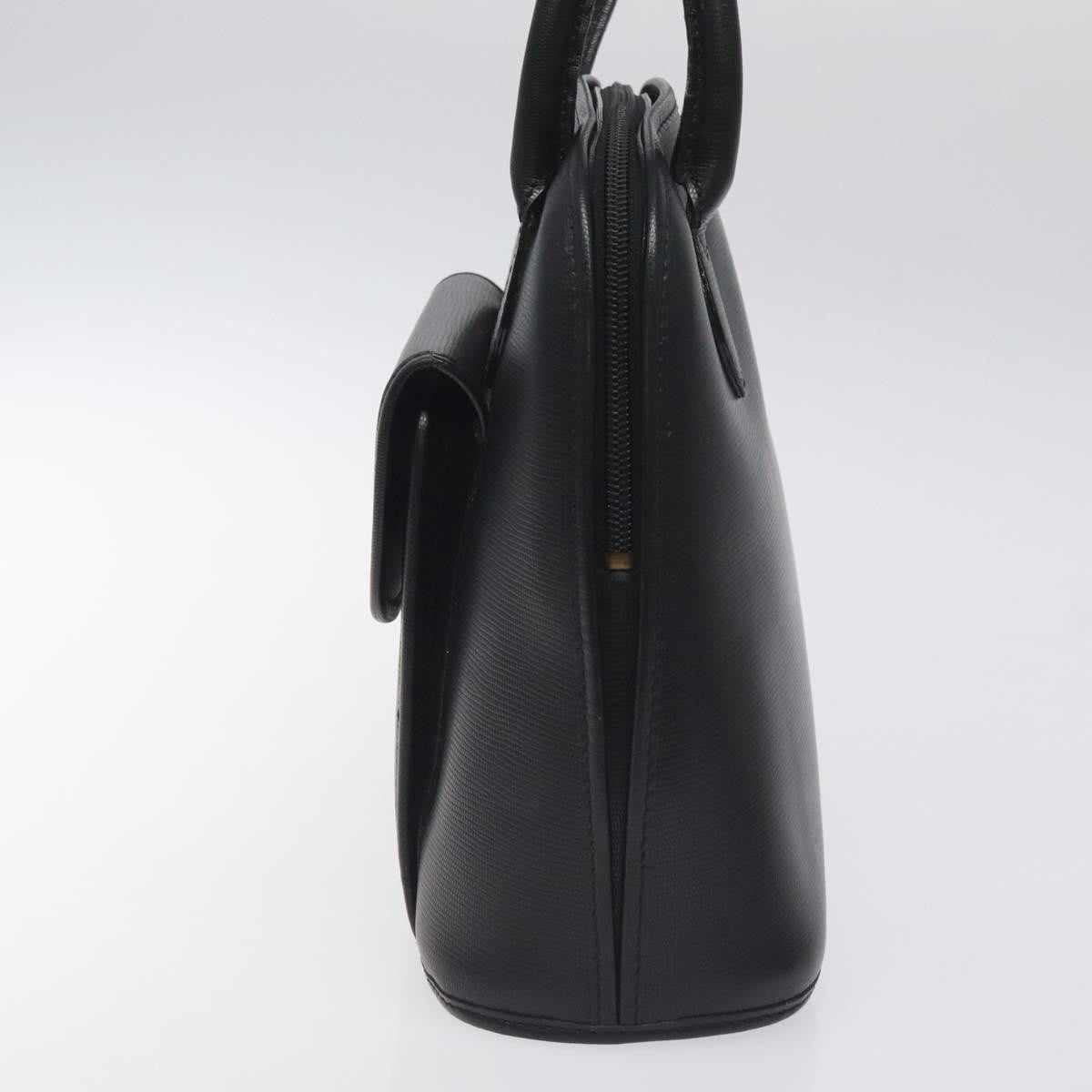 Celine Circle Logo Handbag Leather Black Leather Bag (Authentic Pre-Loved)