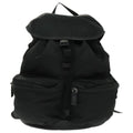 Prada Double Front Pocket Backpack Tessuto Black Nylon Backpack Bag (Authentic Pre-Loved)