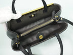Fendi 2Jours Bag Leather Black Leather Handbag (Authentic Pre-Loved)