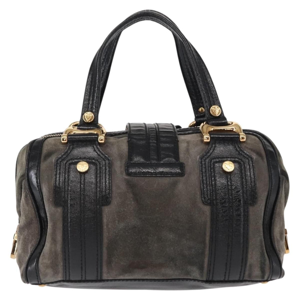 Gucci Aviatrix Satchel Suede Black Suede Handbag (Authentic Pre-Loved)