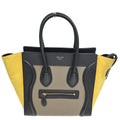 Celine Tricolor Luggage Bag Leather Multicolour Leather Handbag (Authentic Pre-Loved)