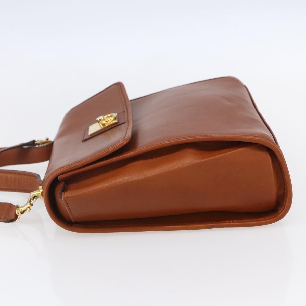 Celine Handbag Leather Brown Leather Handbag (Authentic Pre-Loved)