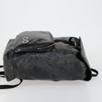Gucci Buckle Backpack Gg Imprime Black Canvas Backpack Bag (Authentic Pre-Loved)