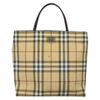 Burberry Nova Check Handbag Nova Check Canvas Beige Canvas Handbag (Authentic Pre-Loved)