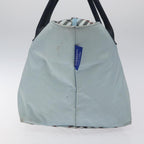 Burberry Nova Check Blue Label Nylon Blue Nylon Handbag (Authentic Pre-Loved)