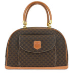 Celine C Macadam Handbag Canvas Brown Canvas Handbag (Authentic Pre-Loved)