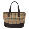 Burberry Nova Check Handbag Nova Check Canvas And Leather Beige Canvas Handbag (Authentic Pre-Loved)