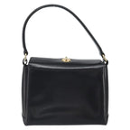 Gucci Vintage Handbag Leather Black Leather Handbag (Authentic Pre-Loved)
