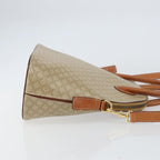 Celine Vintage Macadam Handbag Canvas And Leather Beige Canvas Handbag (Authentic Pre-Loved)