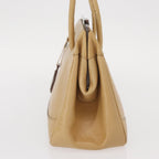 Gucci Vintage Handbag Leather Beige Leather Handbag (Authentic Pre-Loved)