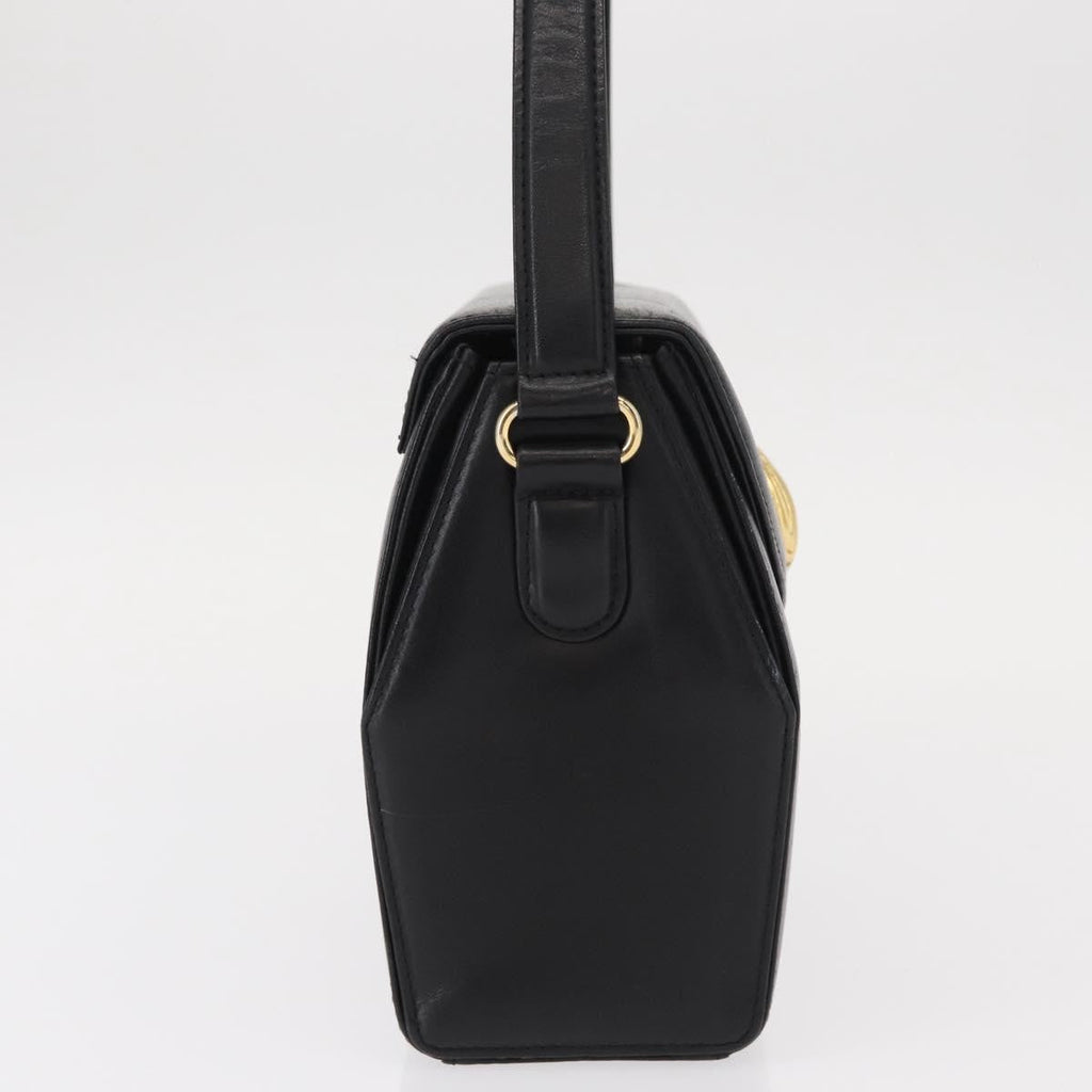 Givenchy Vintage 4G Handbag Leather Black Leather Handbag (Authentic Pre-Loved)