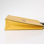 Fendi Pack Shopping Tote Leather Yellow Leather Handbag (Authentic Pre-Loved)