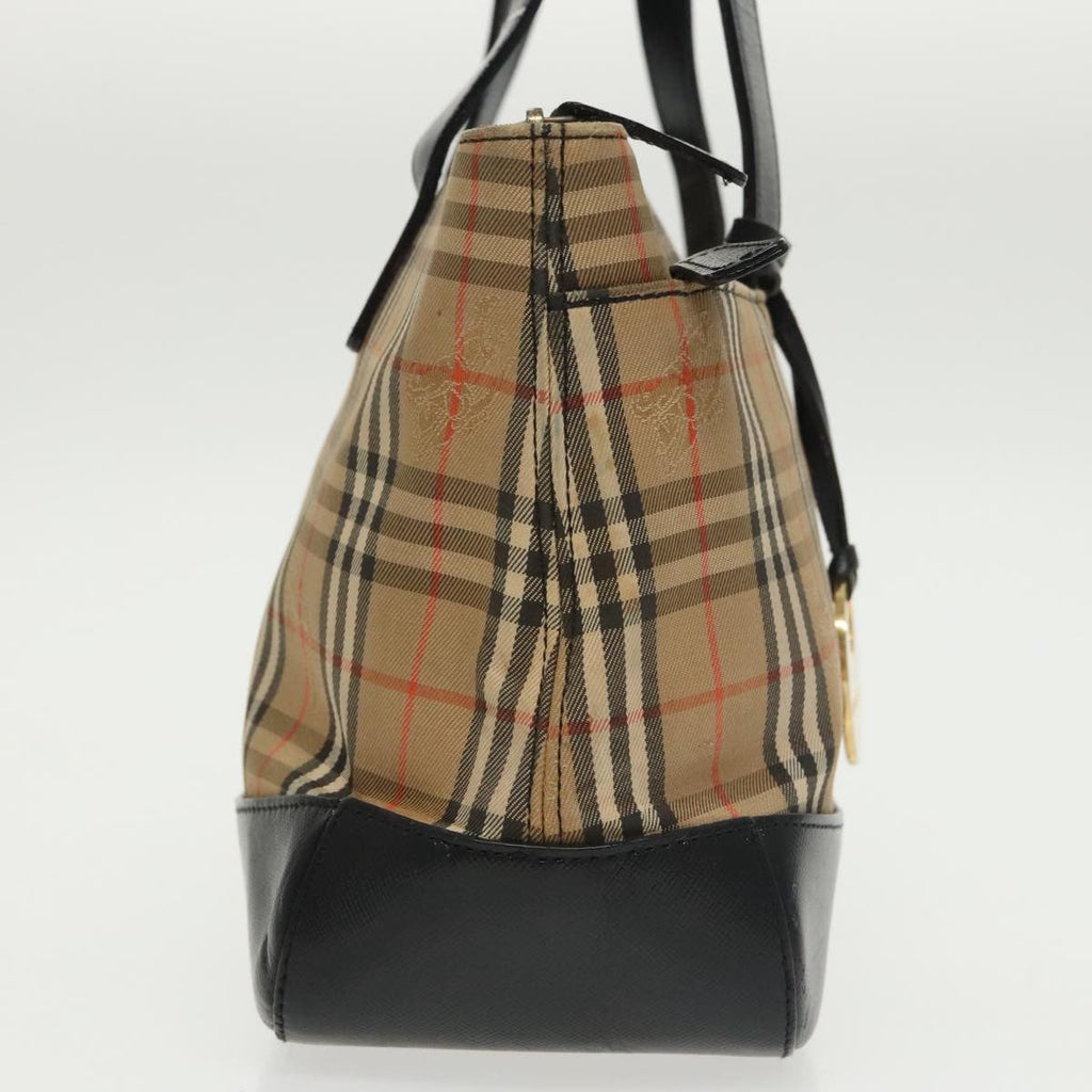 Burberry Nova Check Handbag Nova Check Canvas Beige Canvas Handbag (Authentic Pre-Loved)