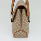 Celine Vintage Macadam Handbag Canvas And Leather Beige Canvas Handbag (Authentic Pre-Loved)