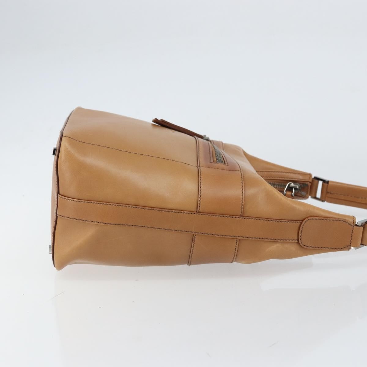 Gucci Vintage Handbag Leather Brown Leather Handbag (Authentic Pre-Loved)