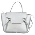 Celine Belt Bag Textured Leather Silver Leather Handbag (Authentic Pre-Loved)