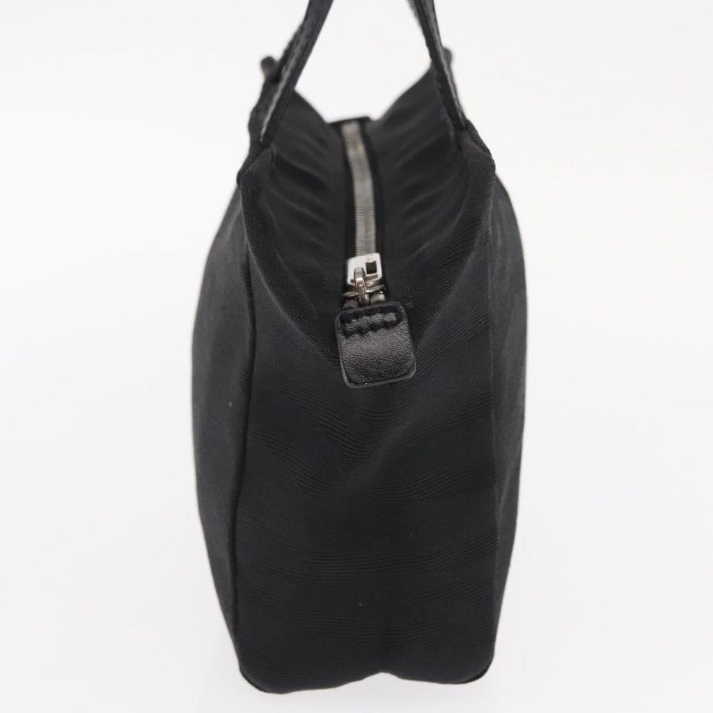 Fendi Vintage Handbag Canvas Black Canvas Handbag (Authentic Pre-Loved)