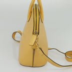Celine Handbag Leather Yellow Leather Handbag (Authentic Pre-Loved)