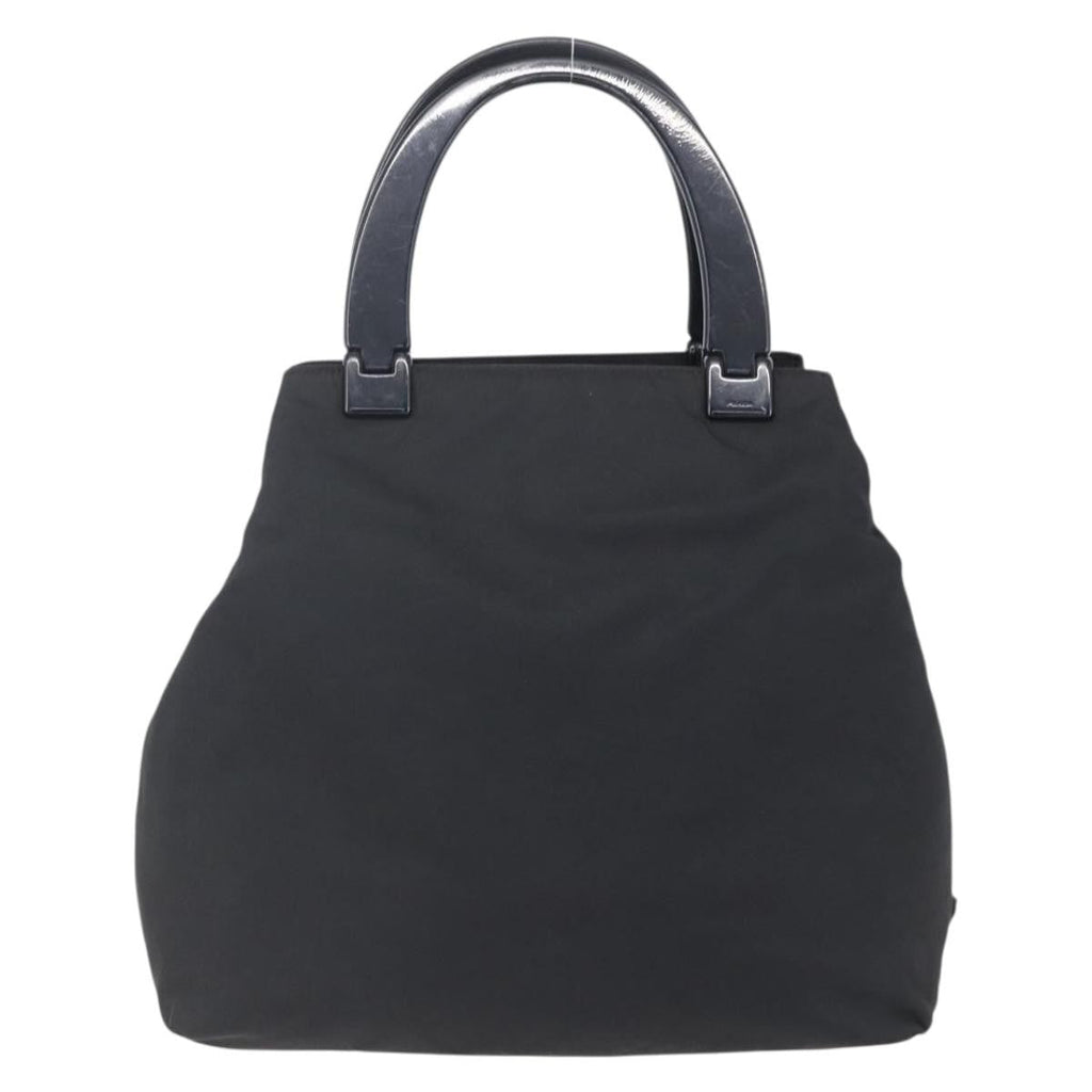 Prada Vintage Handbag Tessuto Black Nylon Handbag (Authentic Pre-Loved)