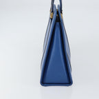 Burberry Vintage Handbag Leather Blue Leather Handbag (Authentic Pre-Loved)