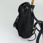 Gucci Gucci Bamboo Backpack Daim Navy Suede Backpack Bag (Authentic Pre-Loved)