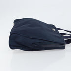 Prada Zip Around Tote Tessuto Navy Nylon Handbag (Authentic Pre-Loved)