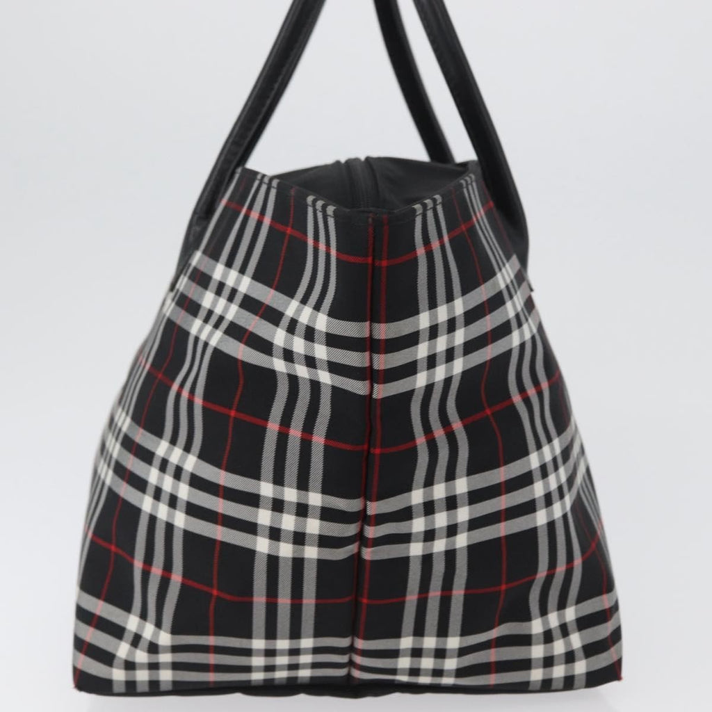 Burberry Nova Check Handbag Nylon Black Nylon Handbag (Authentic Pre-Loved)