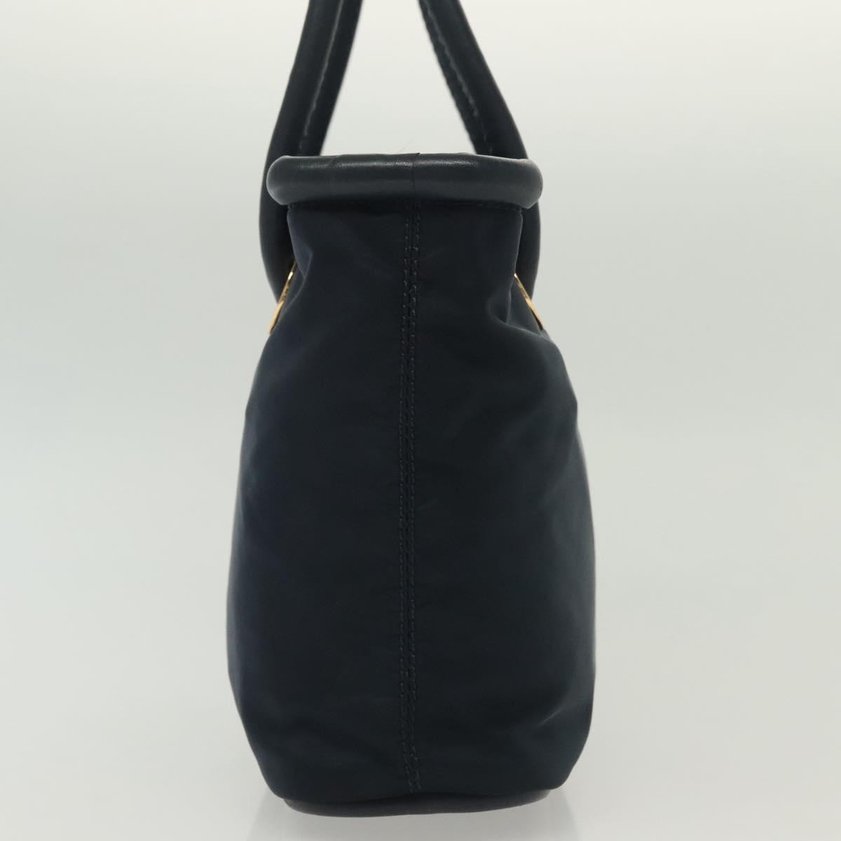 Celine Handbag Nylon Navy Nylon Handbag (Authentic Pre-Loved)