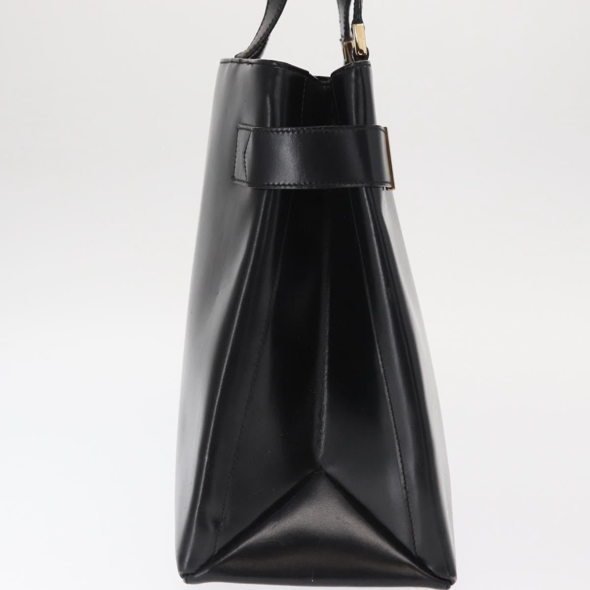 Gucci Vintage Handbag Leather Black Leather Handbag (Authentic Pre-Loved)
