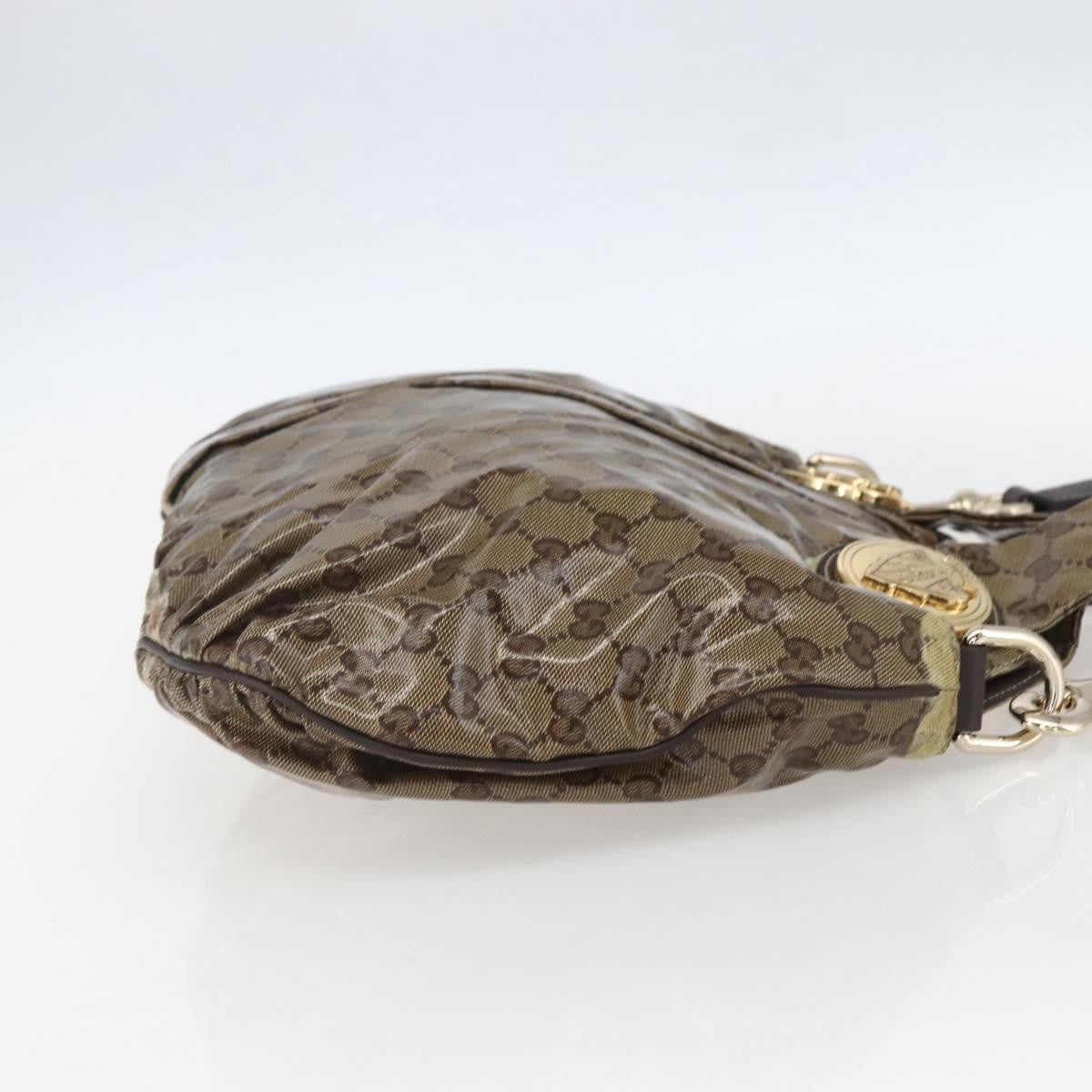 Gucci Hysteria Convertible Top Handle Bag Gg Coated Canvas Beige Canvas Handbag (Authentic Pre-Loved)