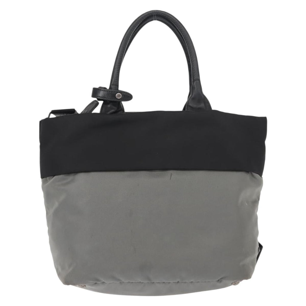 Prada Convertible Double Tote Tessuto Black Nylon Handbag (Authentic Pre-Loved)