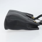 Burberry Vintage Handbag Leather Black Leather Handbag (Authentic Pre-Loved)