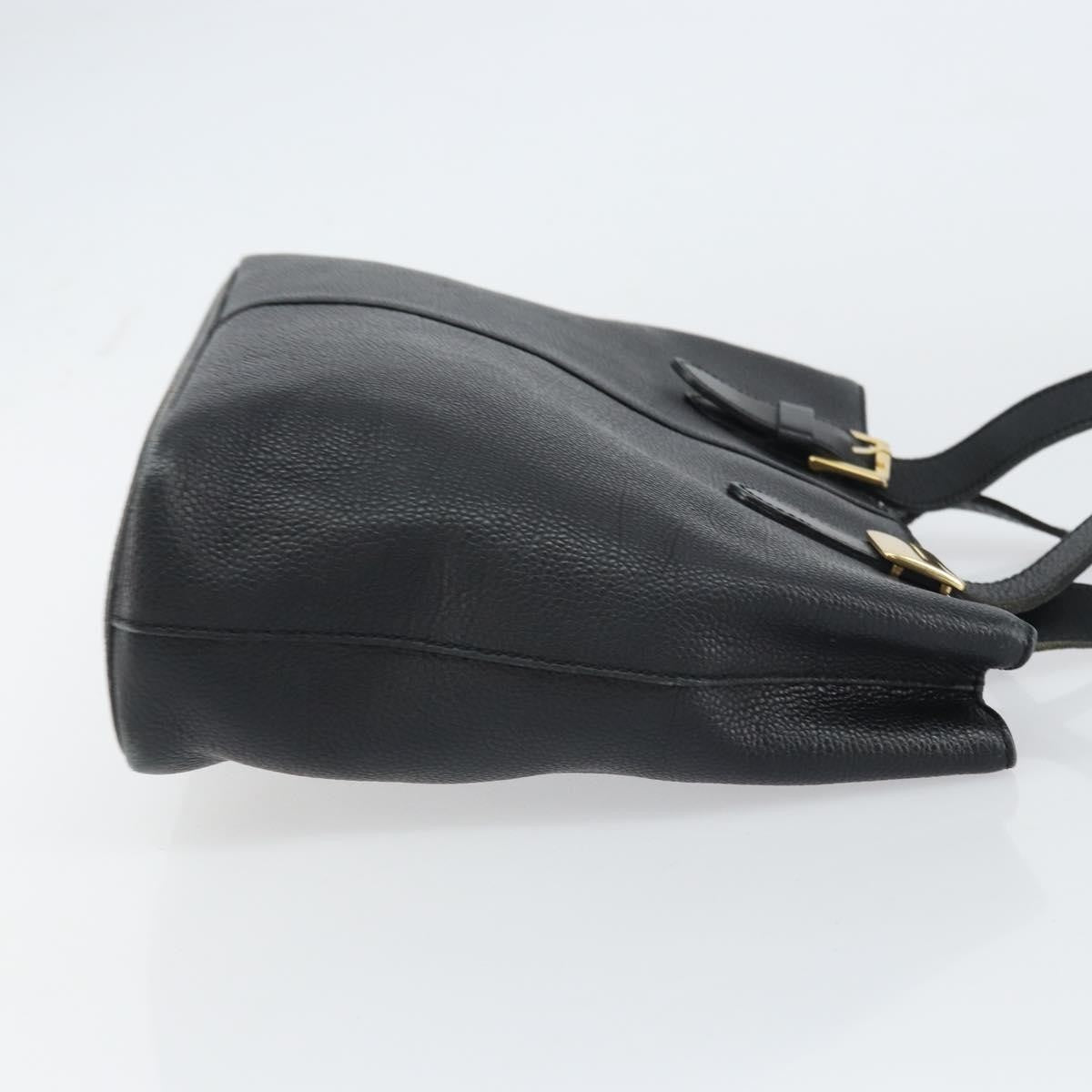 Burberry Vintage Handbag Leather Black Leather Handbag (Authentic Pre-Loved)