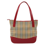 Burberry Nova Check Handbag Nova Check Canvas Beige Canvas Handbag (Authentic Pre-Loved)